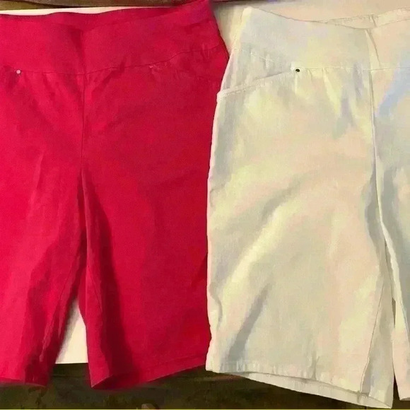 INC International Concepts Pants - INC Women’s Flat Front Bermuda Shorts -Size 8-2 Pair NWOT